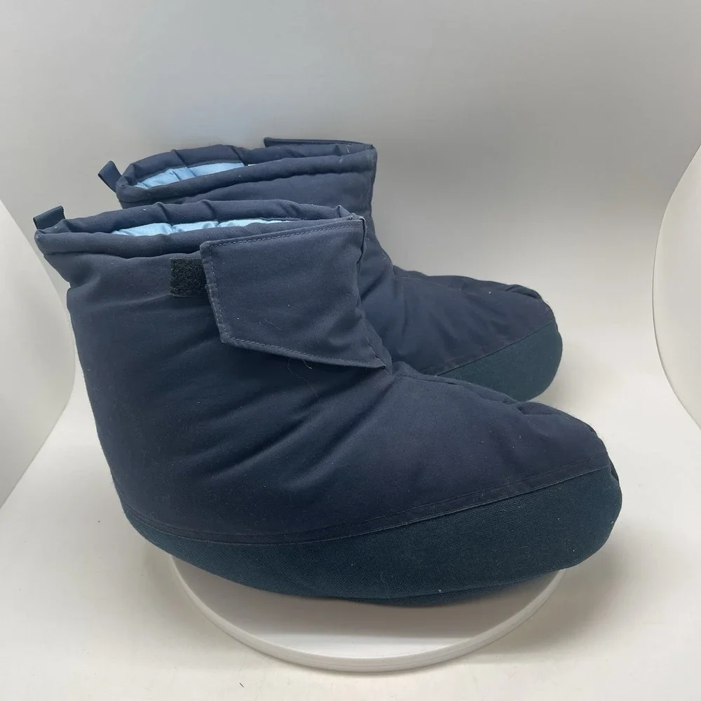 VTG Parbat High Mountaineering‎ Mens XL Puffy Camping Boots Shoes Quilted Blue